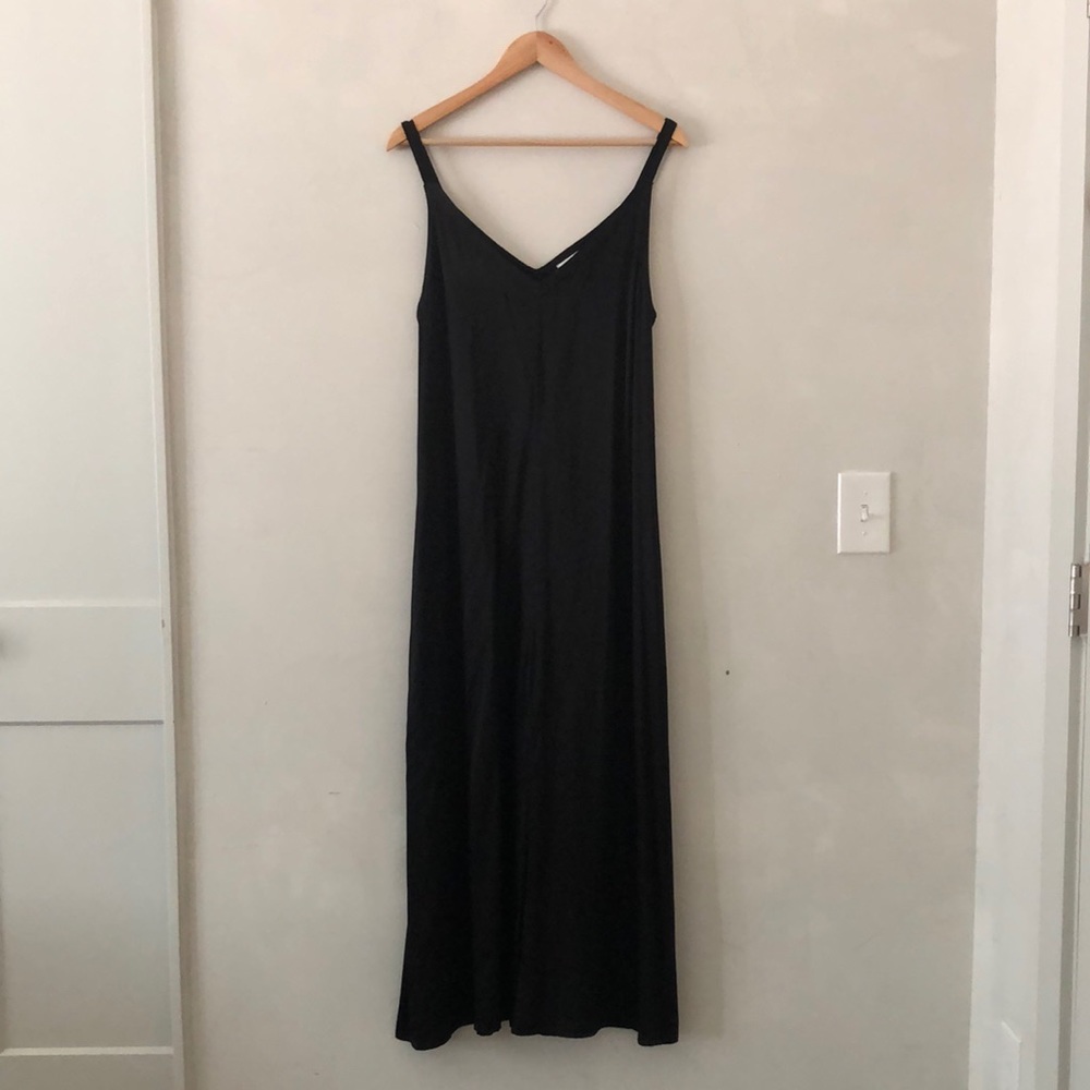 Laca USA silky jumpsuit black size small